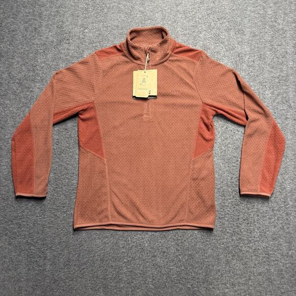 NWT Lippi 1/4 Zip Lightweight Shirt Teen Youth 14/XL Orange Pullover - Picture 1 of 8